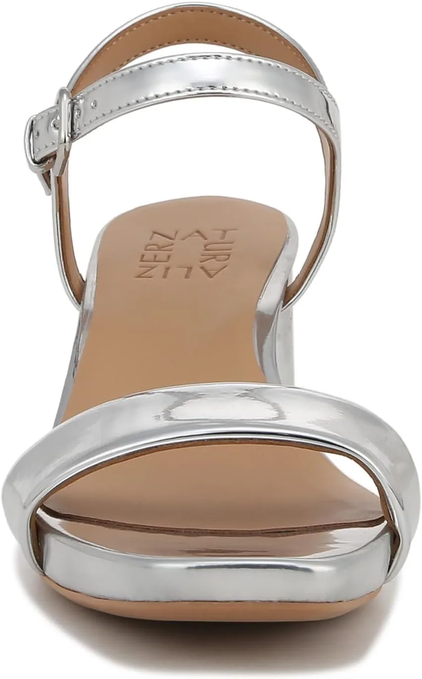 Naturalizer womens Izzy Block Heel Ankle Strap Sandal