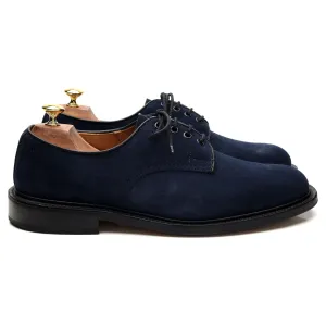 Navy Blue Suede Derby UK 10