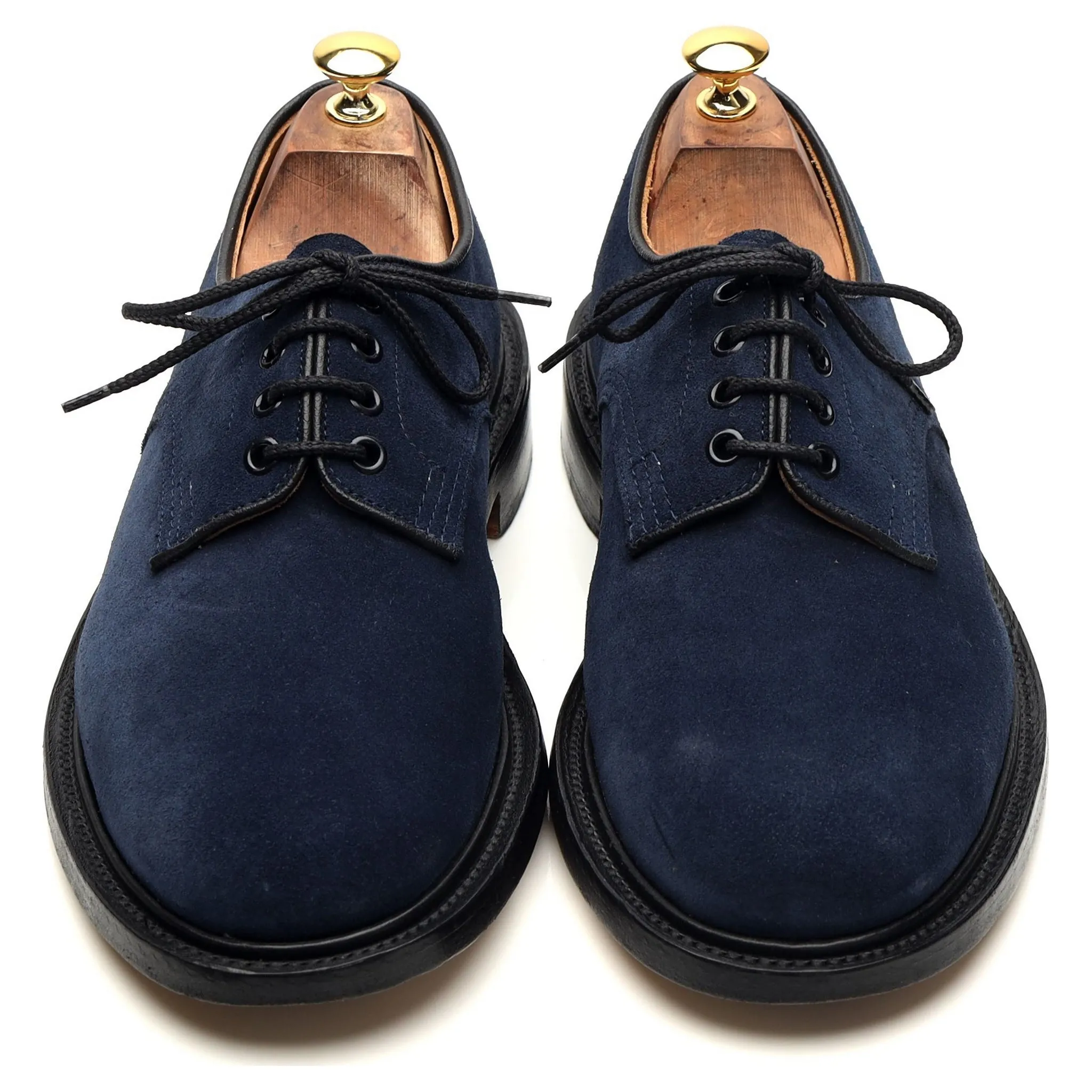 Navy Blue Suede Derby UK 10
