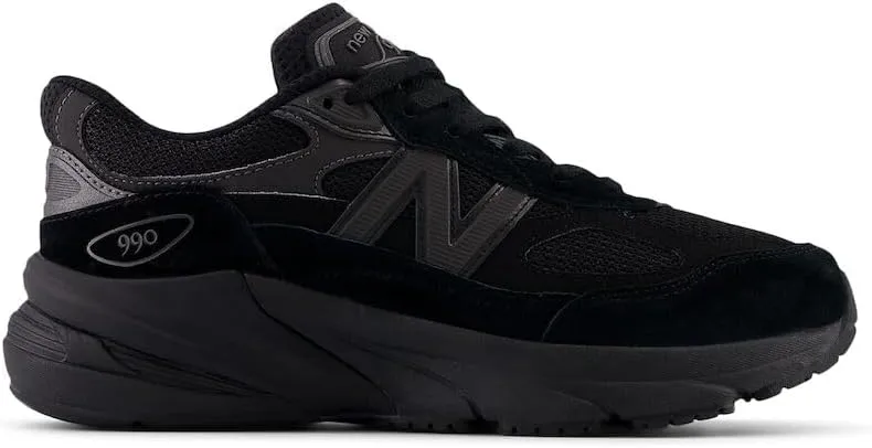 New Balance Kids' 990 V6 Lace-Up Sneaker