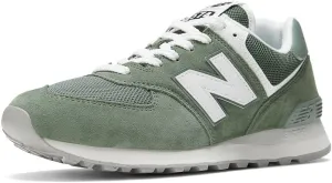 New Balance Unisex 574 V2 Familiar Ground Sneaker, Green/White, 8.5 US Men