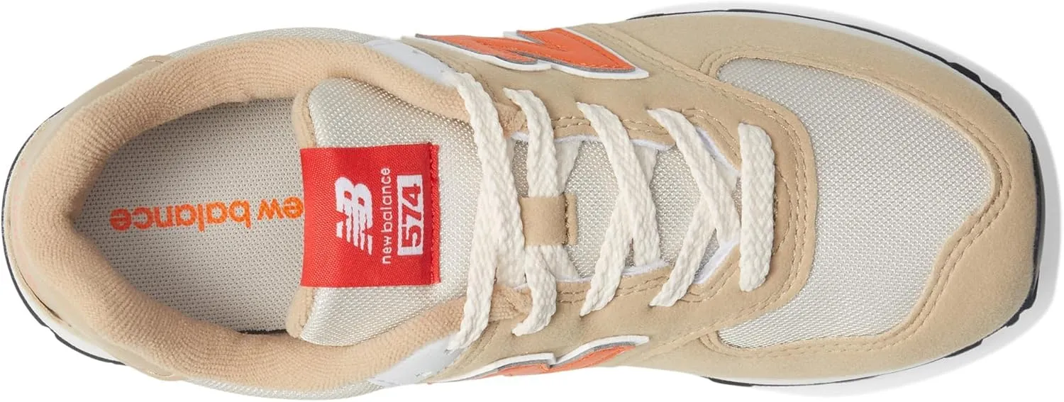 New Balance Unisex-Child 574 V1 70s Racing Lace-up Sneaker