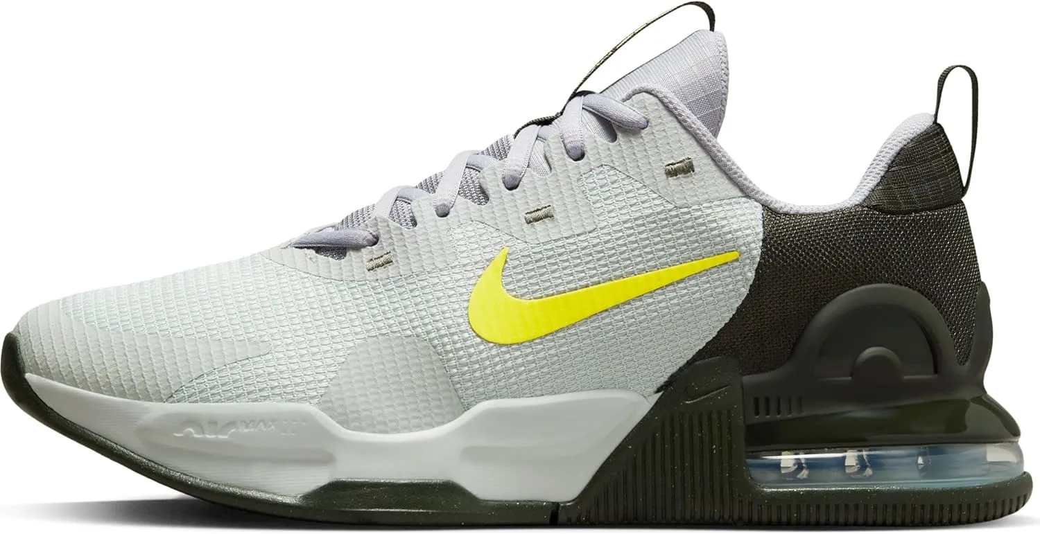 Nike Men's Gymnastics Shoes Sneaker, Light Silver High Voltage Redwood, 13