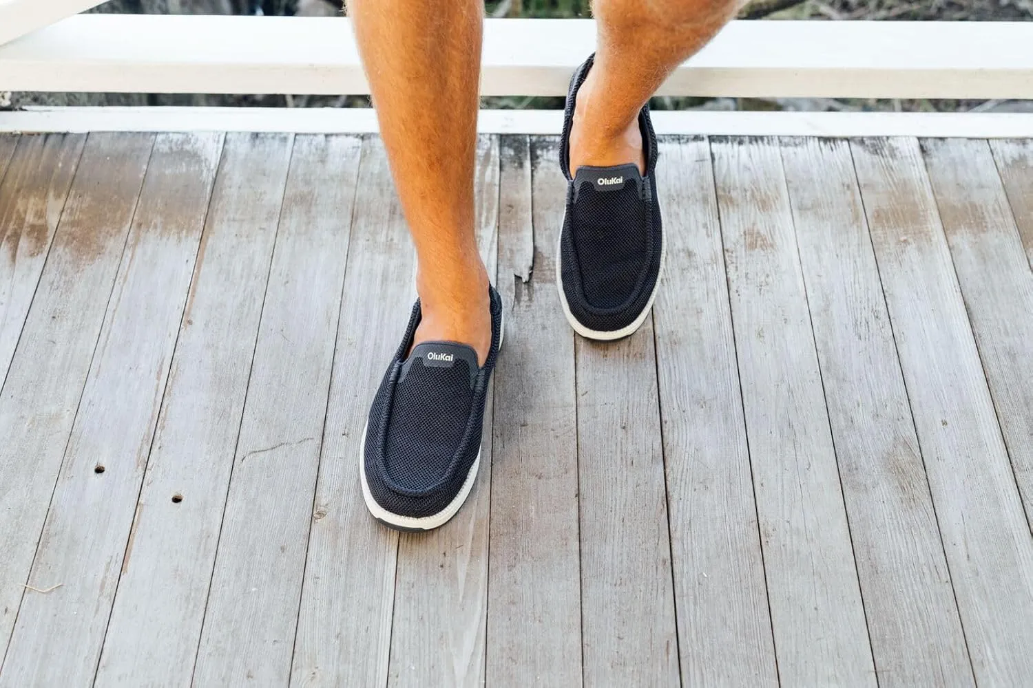 OLUKAI Kakaha Mesh Men's Mesh Slip-On Shoes, Lightweight & Versatile Everyday Shoe, All-Day Wear & Comfortable Fit