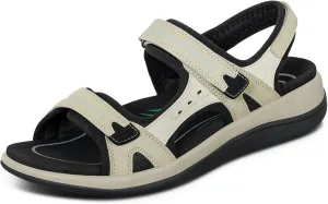 Orthofeet Women's Orthopedic Leather Adjustable Venice Sandals