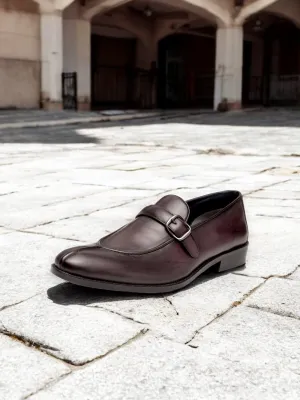 Oxmoor Buckle – Leather Buckled Slip-On Loafers