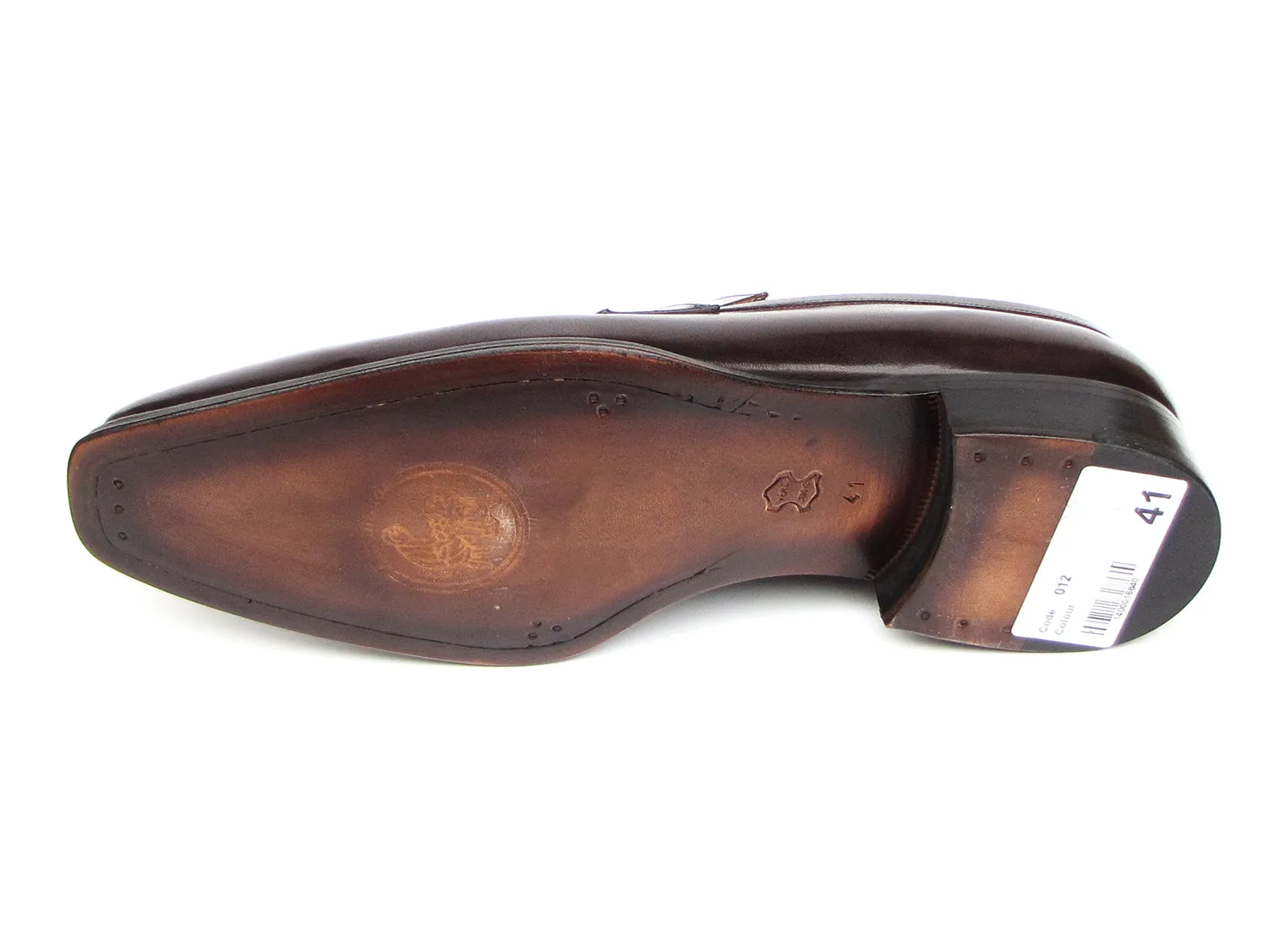 Paul Parkman Men's Loafer Bronze Hand Painted Shoes
