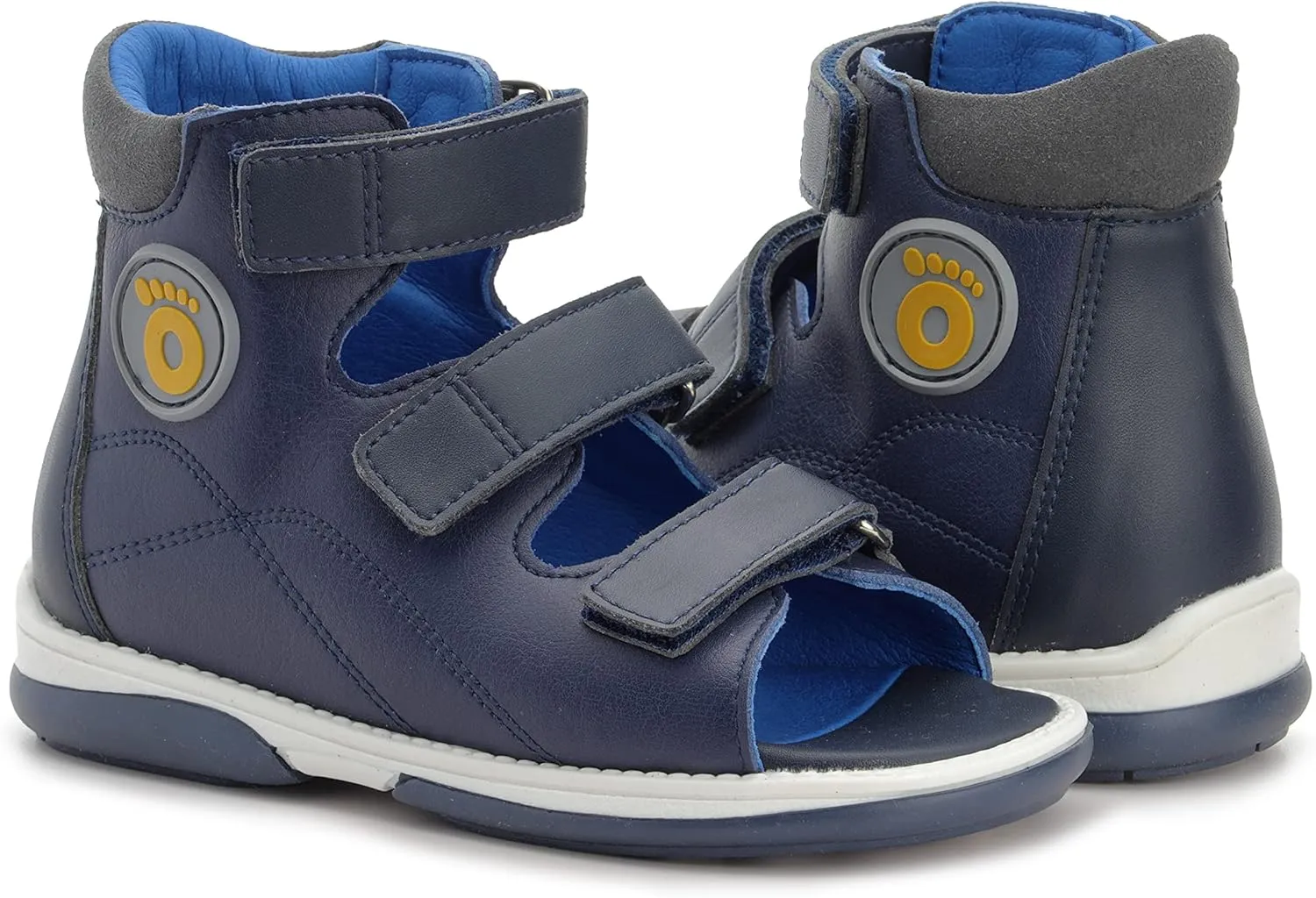 Pedro Corrective Orthopedic High-Top AFO-Like Leather Sandal