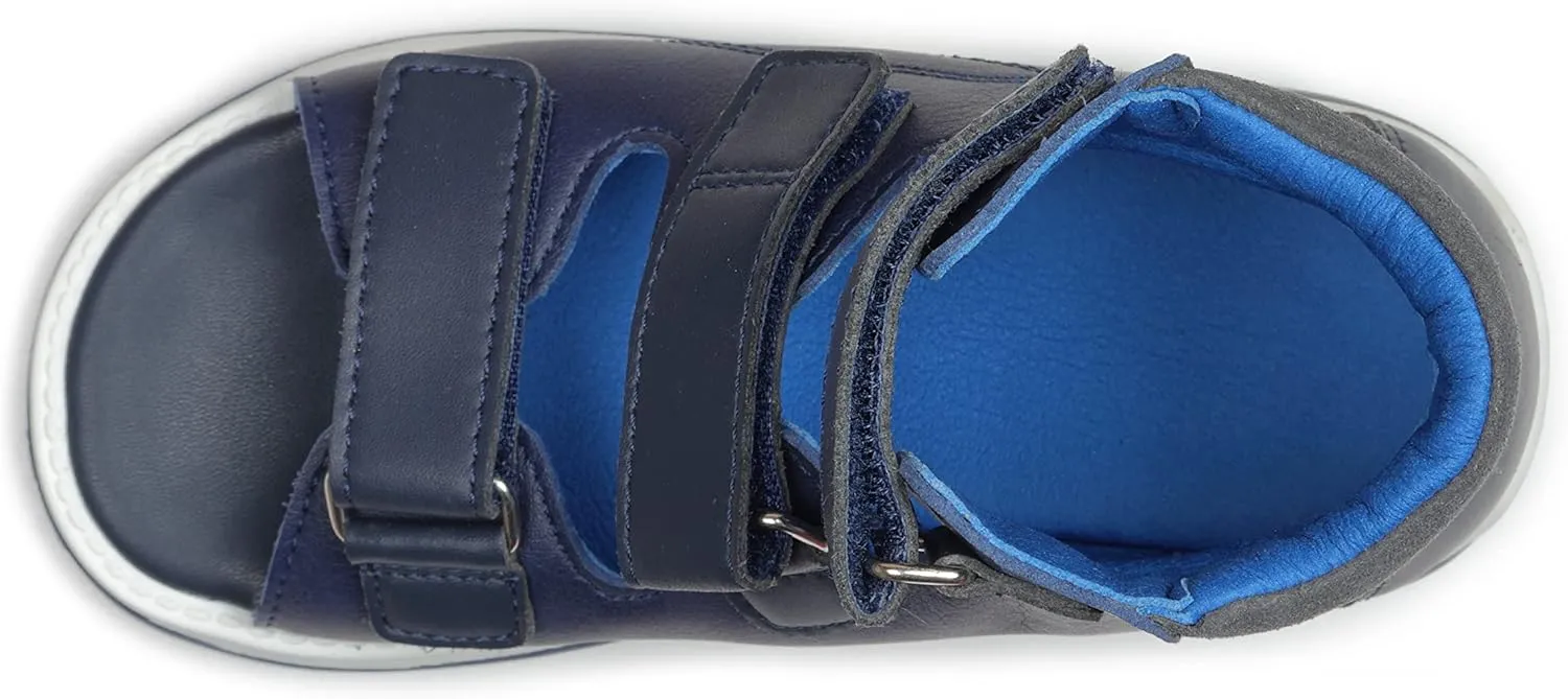Pedro Corrective Orthopedic High-Top AFO-Like Leather Sandal