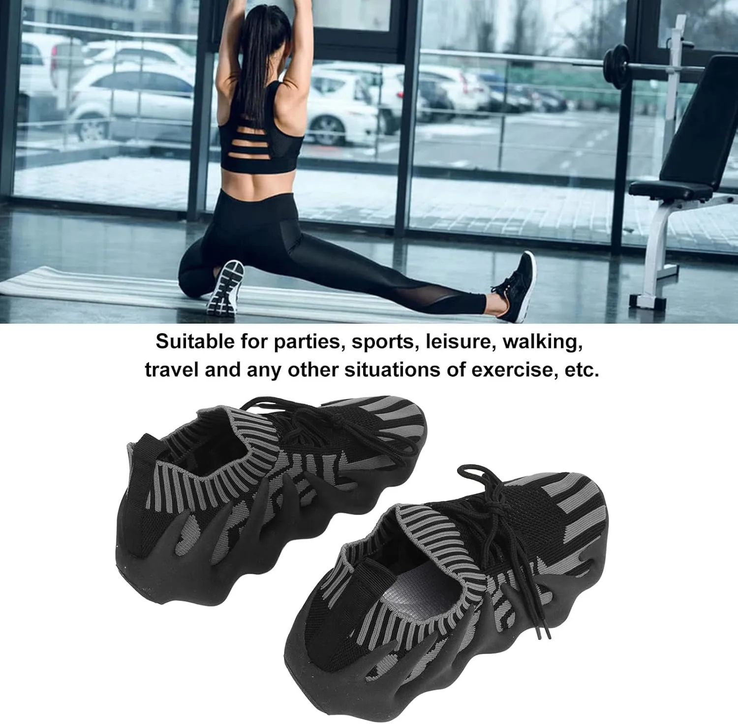 Pissente Men Mesh Running Shoe Fashion Sneakers Shoes Slip On Athletic Walking Shoes Lightweight Casual Shoes Breathable for Gym Tennis Travel