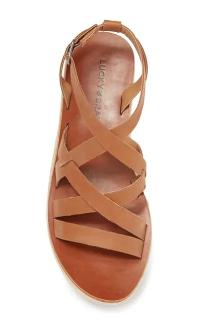 Platform Risk-free returns Jasmei Women's Brand Only a few left Wedge Lucky Espadrille Sandal MACAROON