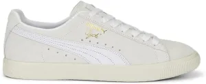 PUMA Mens Clyde PRM Lace Up Sneakers Shoes Casual - White - Size 11 M