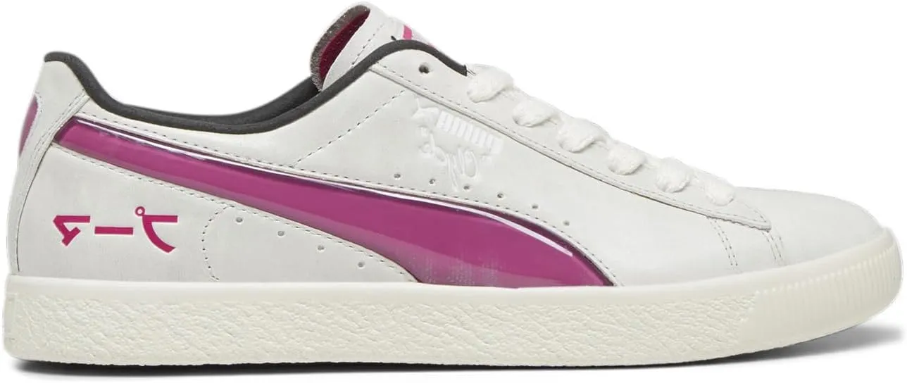 PUMA Mens Clyde Tokyo Lace Up Sneakers Shoes Casual - Off White
