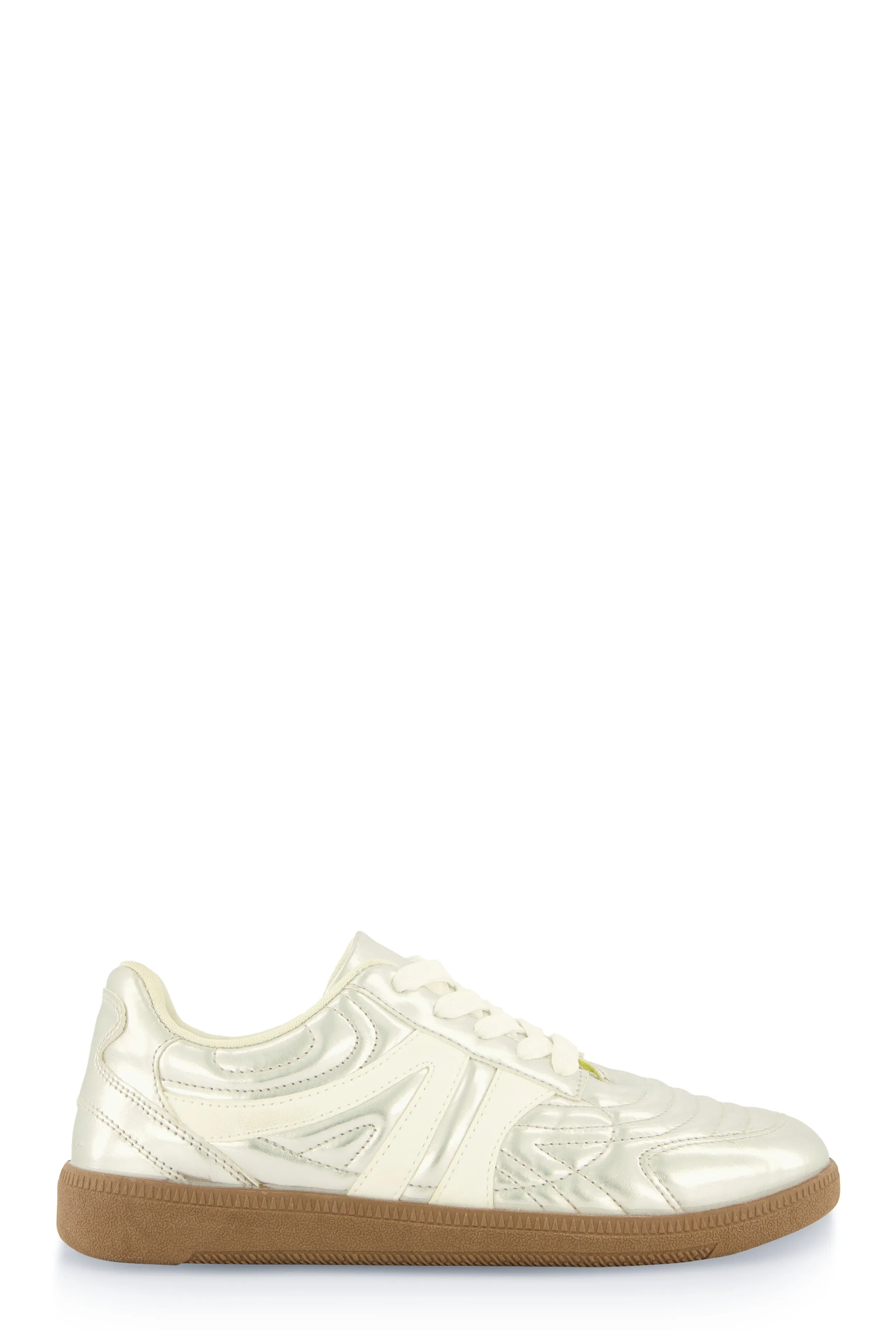 Quilted Lace Up Sneakers