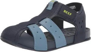 REEF Toddler/Little Kid Water Beachy Fisherman Sandal, Water Friendly, Adjustable Velcro Strap, Closed Toe