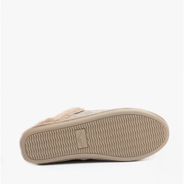 Rocket Dog ROSIE GLENVIEW Womens Knit Mule Slippers Taupe