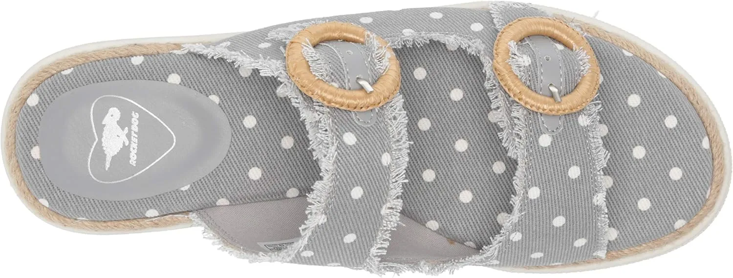 Rocket Dog Women's Favor Homer Daisy Cotton Wedge Sandal