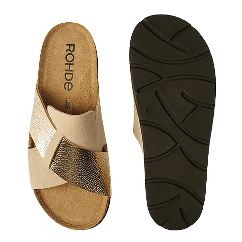 Rohde Ladies Mules - 5410 - Gold