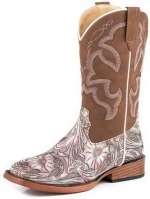 ROPER Western Boots Girls Raya Floral Purple 09-018-1901-3374 PU