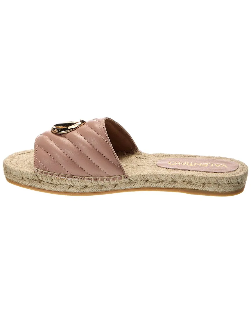 Running out fast Valentino Valentino Valentine's Day discount By Espadrille Sandal Mario Leather Clavel