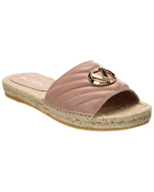 Running out fast Valentino Valentino Valentine's Day discount By Espadrille Sandal Mario Leather Clavel