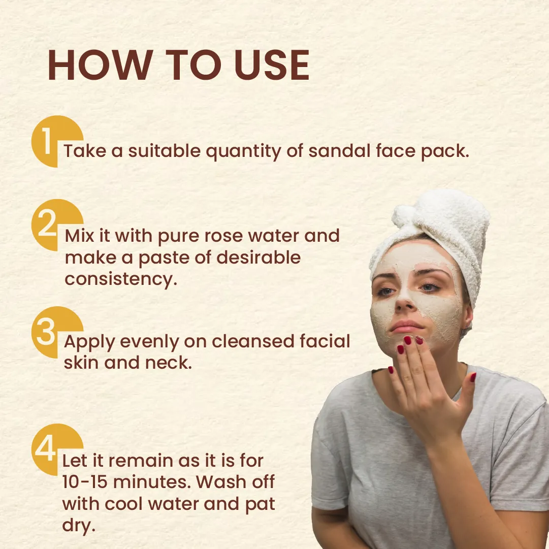 Sandal Dry Face Pack - Old