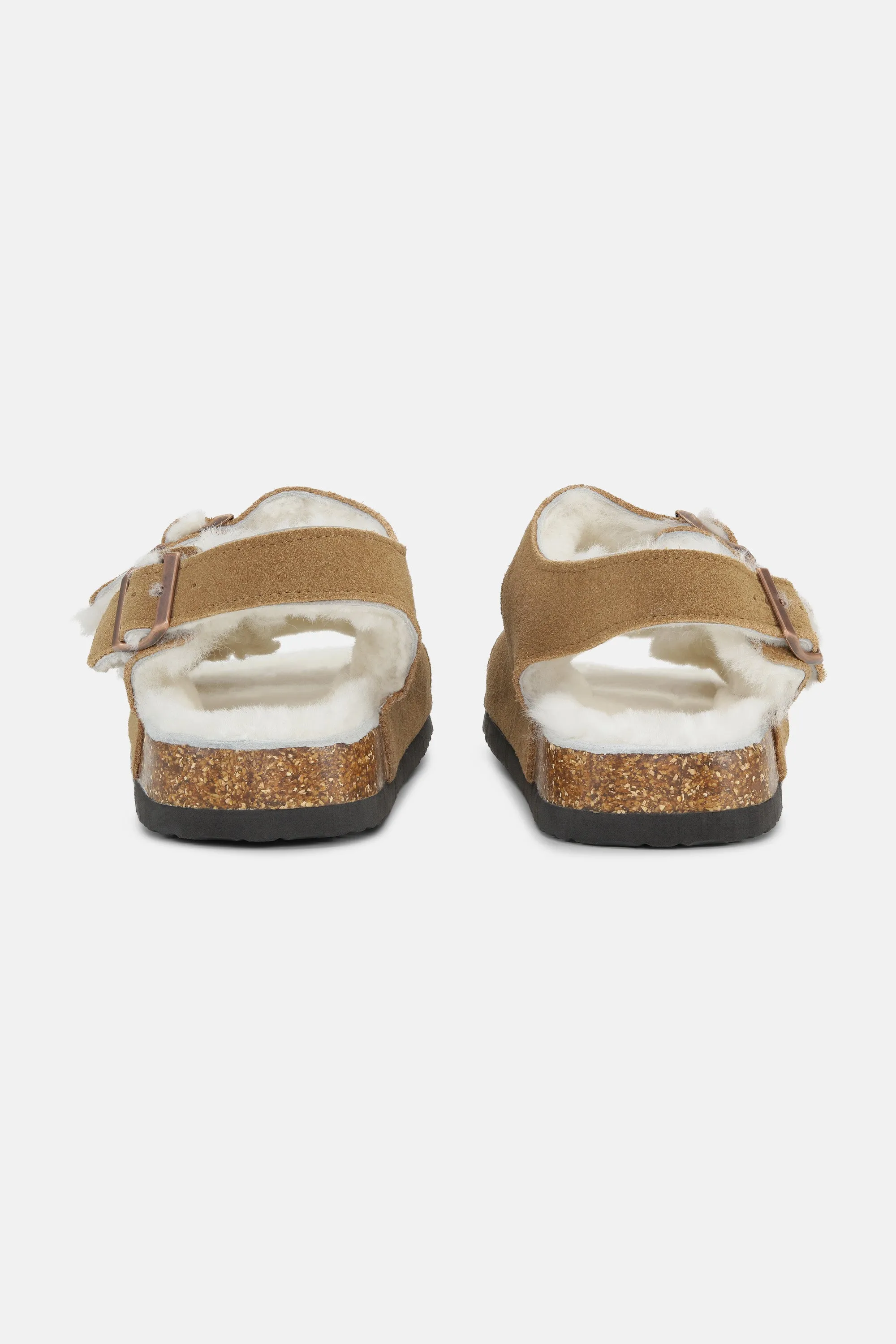 Sandalen Mit Riemen - Golden Brown