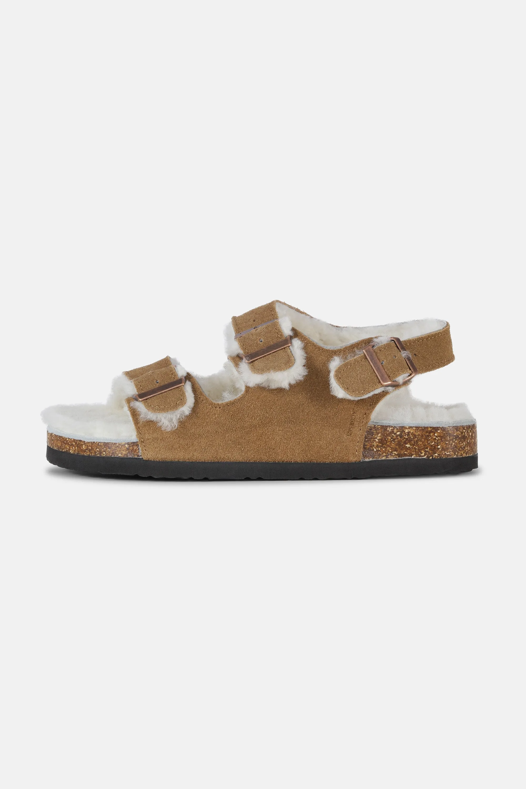 Sandalen Mit Riemen - Golden Brown