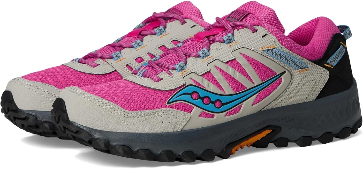 Saucony Unisex Grid Peak Sneaker, Fuchsia/Dove, 13 US Men