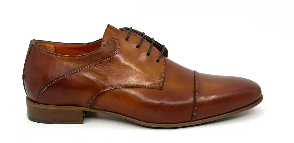 Simon Tan Men's Toecap Derby Shoes
