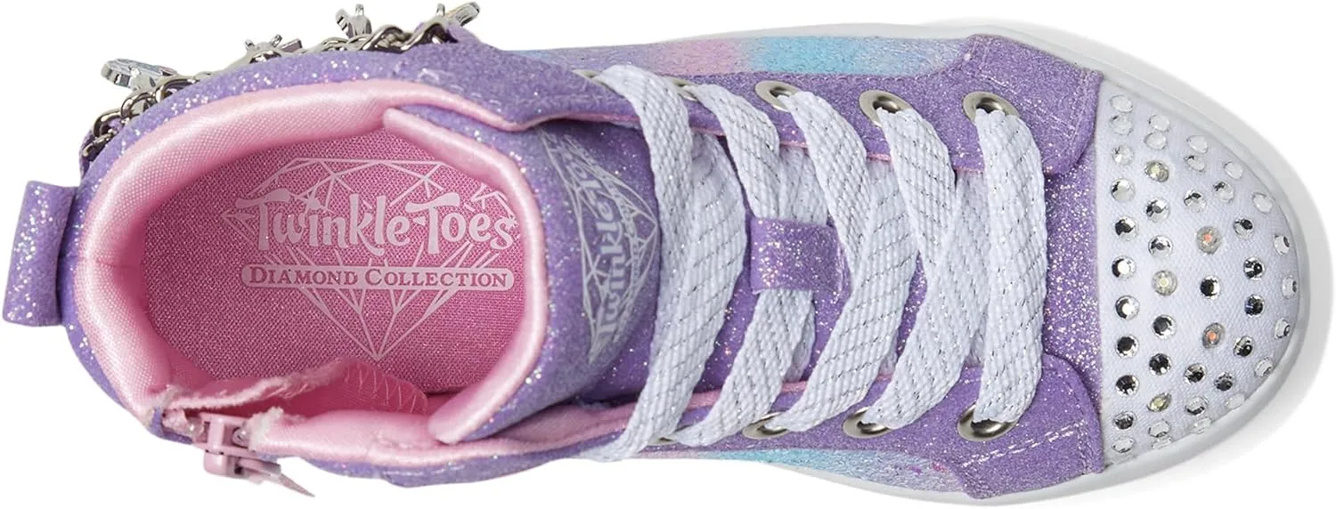 Skechers Girl's TWI-Lites-Charm Glitz 314396l (Little Kid) Sneaker