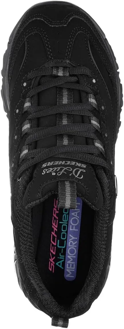 Skechers Women's D'Lites Fresh Start Memory Foam Lace-up Sneaker Fashion