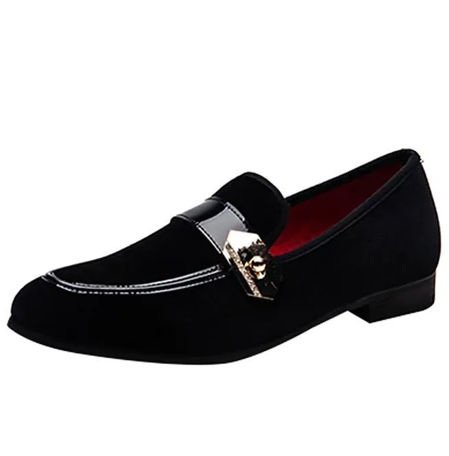Slip-On Buckled Loafer Shoes for Men - Casual Footwear