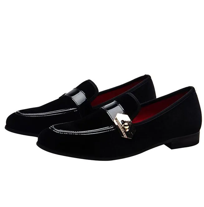 Slip-On Buckled Loafer Shoes for Men - Casual Footwear
