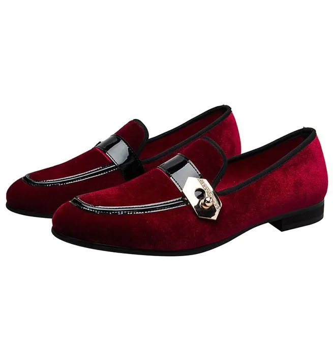 Slip-On Buckled Loafer Shoes for Men - Casual Footwear