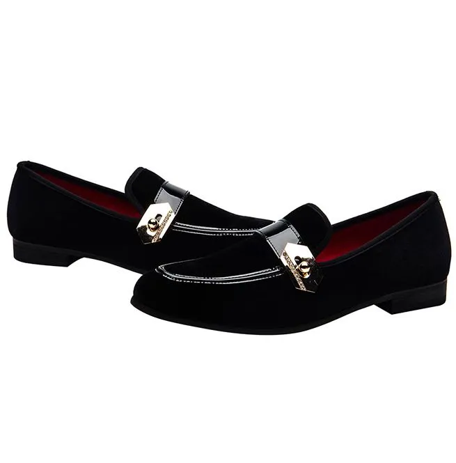 Slip-On Buckled Loafer Shoes for Men - Casual Footwear