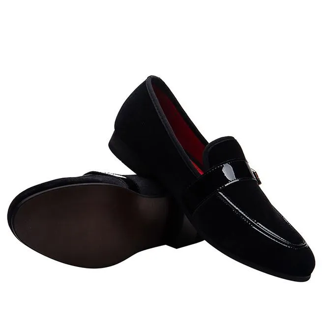 Slip-On Buckled Loafer Shoes for Men - Casual Footwear