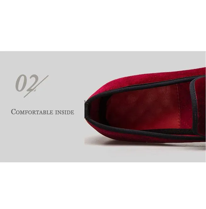 Slip-On Buckled Loafer Shoes for Men - Casual Footwear