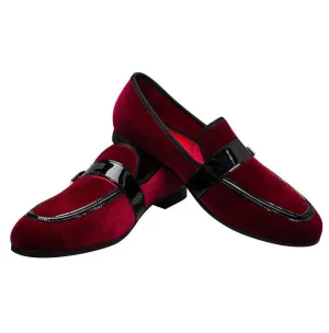 Slip-On Buckled Loafer Shoes for Men - Casual Footwear