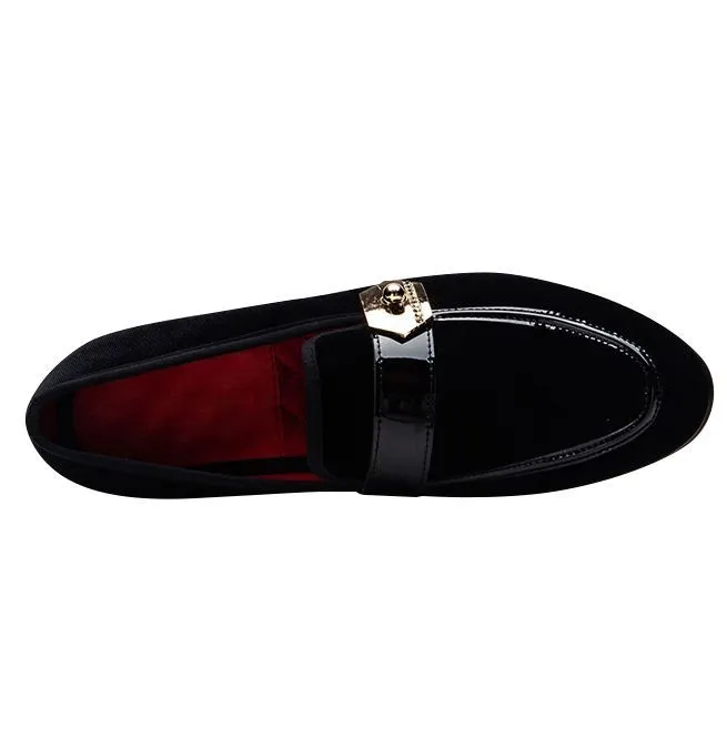 Slip-On Buckled Loafer Shoes for Men - Casual Footwear
