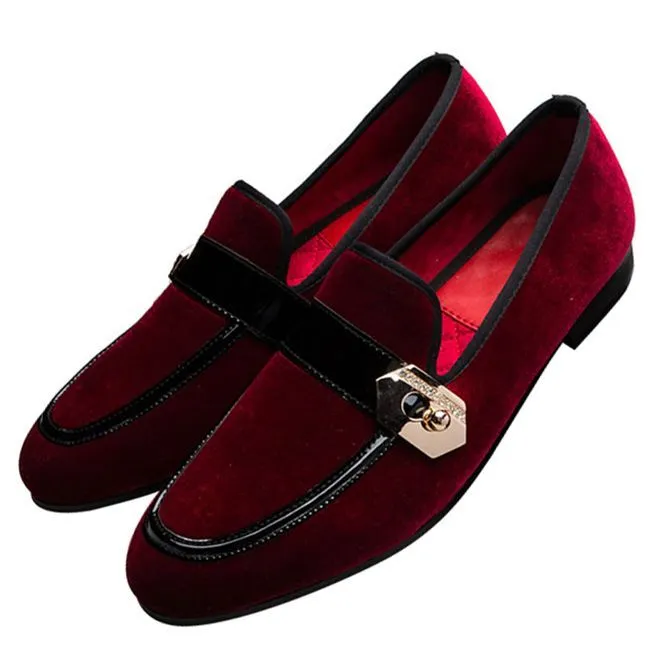 Slip-On Buckled Loafer Shoes for Men - Casual Footwear