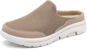 Slip On Mules & Clogs for Womens Mens Lightweight Breathable Mesh Slippers Slip-On Orthopedic Shoes Closed Toe Slides