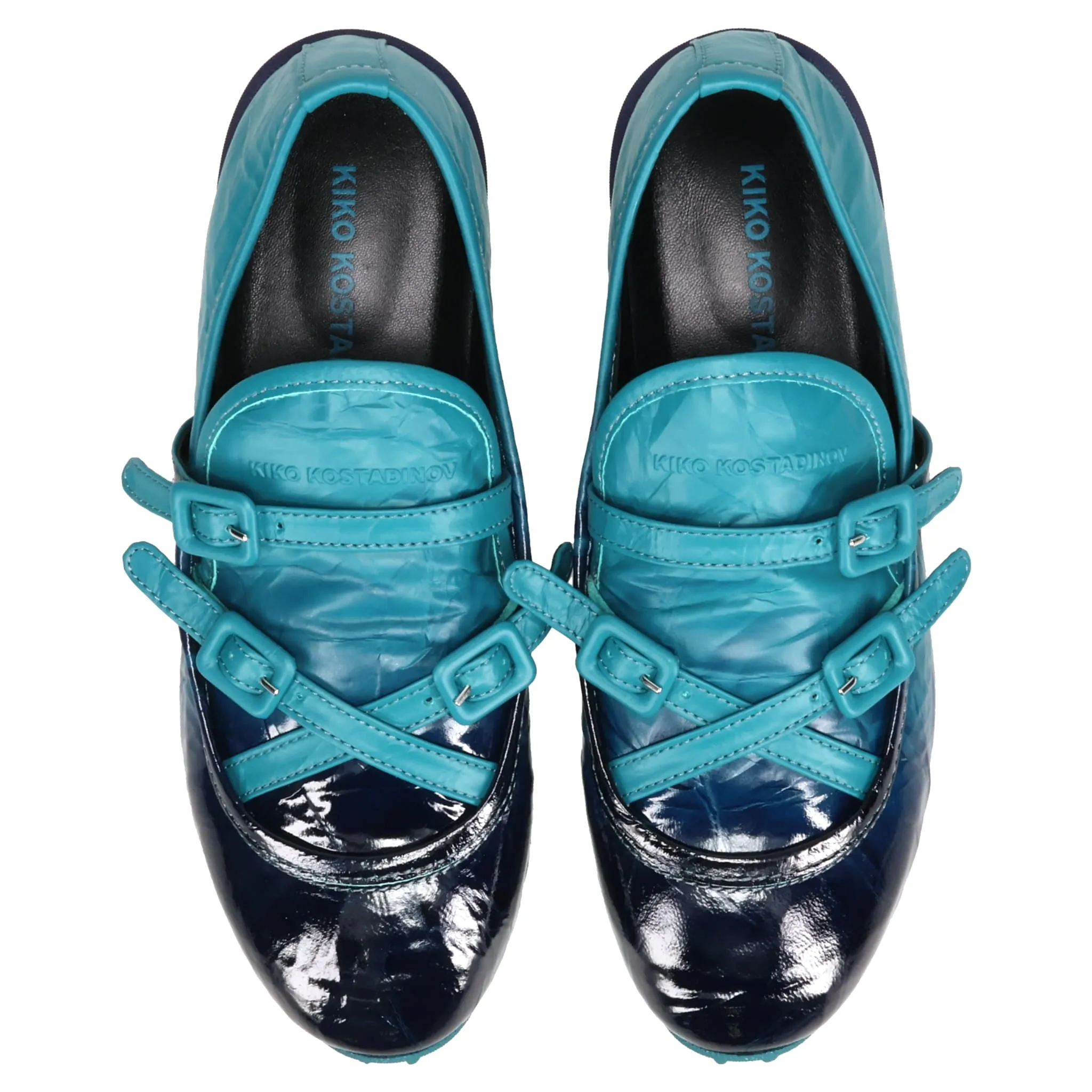 SONIA BUCKLED LOAFER / LAGOON
