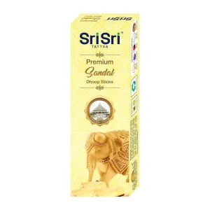 Sri Sri Tattva Premium Sandal Dhoop Sticks - 50 g (20 Sticks)