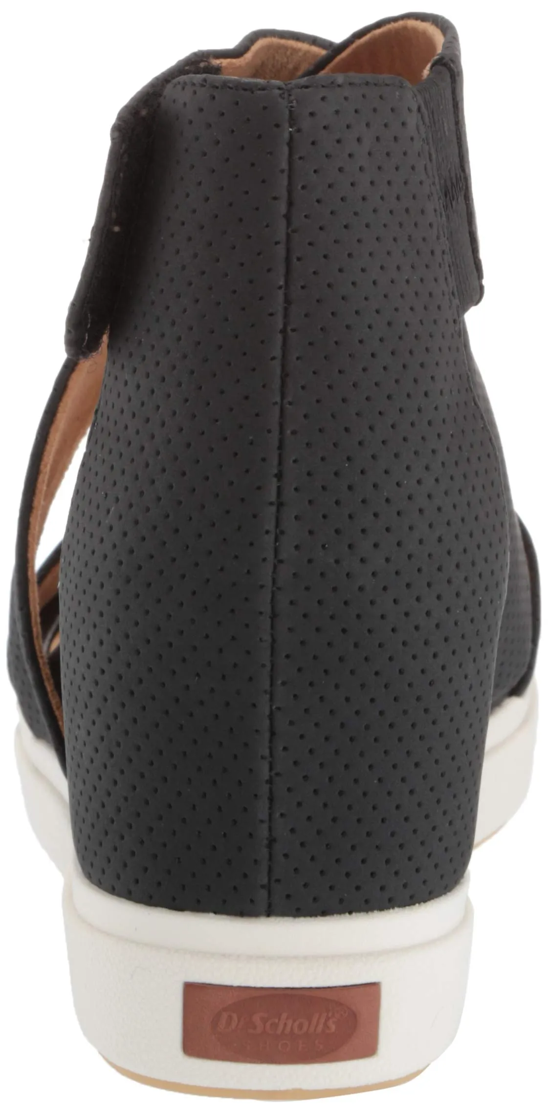 Strap Best-value Wedge Open Sheena Black Fashion Diverse collection 8  Toe Sandals Smooth Shoes Scholl's Dr.