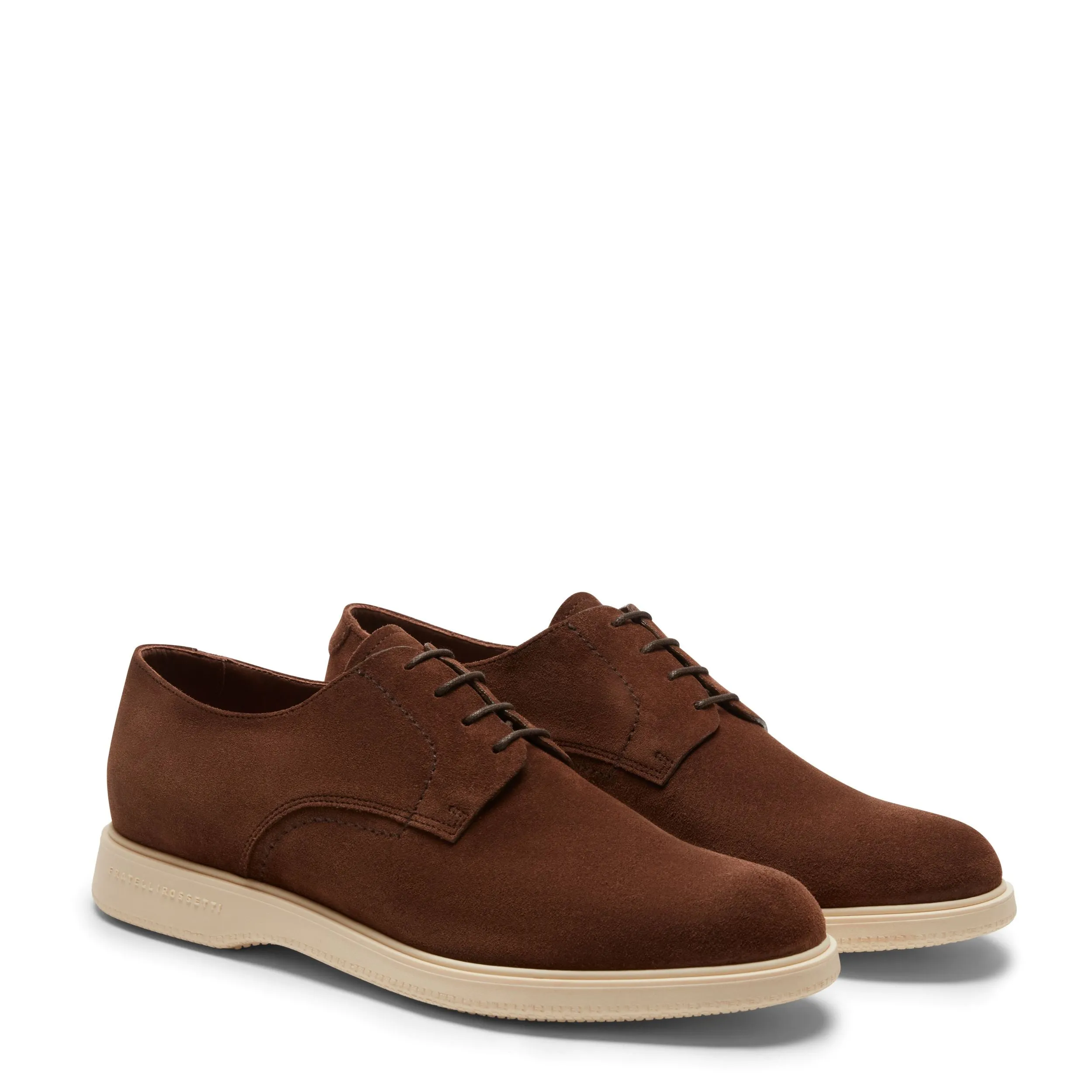 Stringata Derby in suede