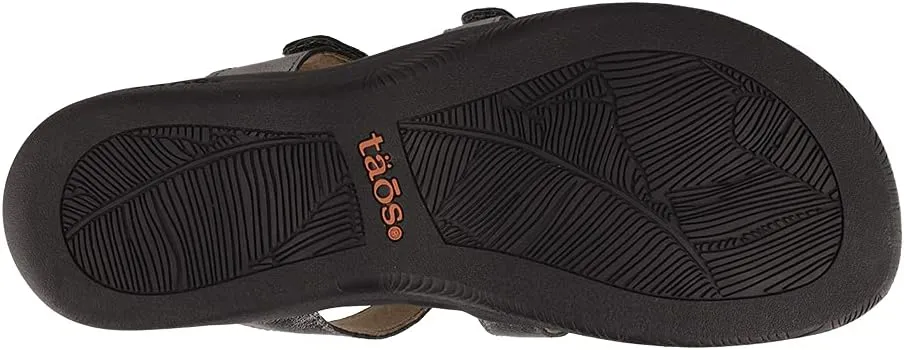 Taos Prize 4 Women's Walking Sandal - Stylish and Adjustable Three Strap Open Back Slide On Walking Sandal with Premium Arch Support and Cushioning for All Day Comfort