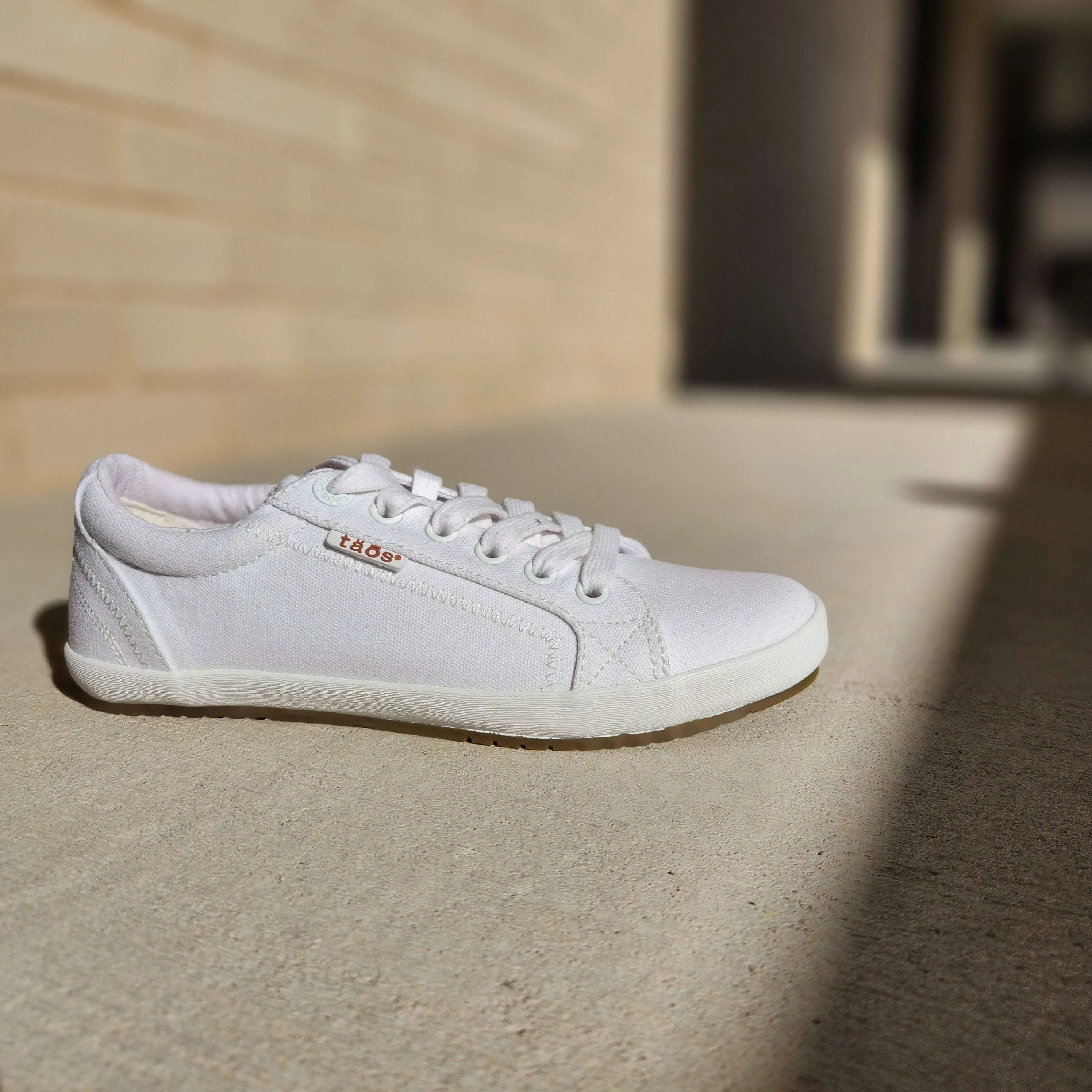 Taos - Star -  White Canvas
