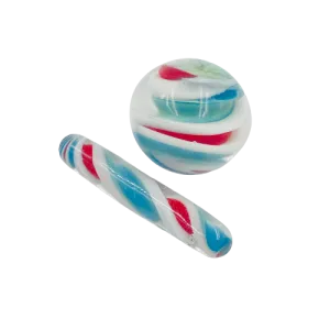The Glass Mule - 2pc Slurper Set | Red White and Blue
