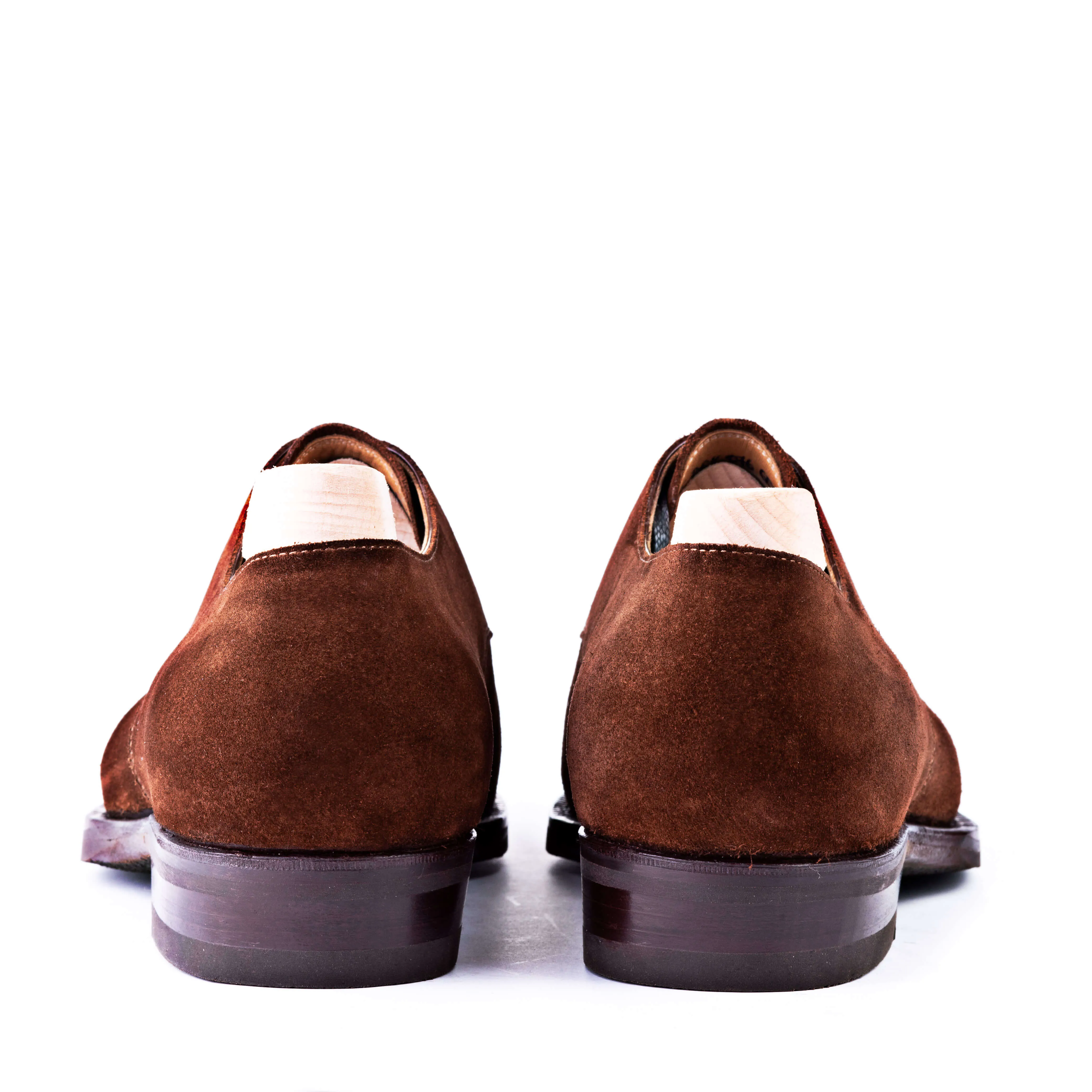 The Two Eyelets Derby in Tabaccho Hunting suede